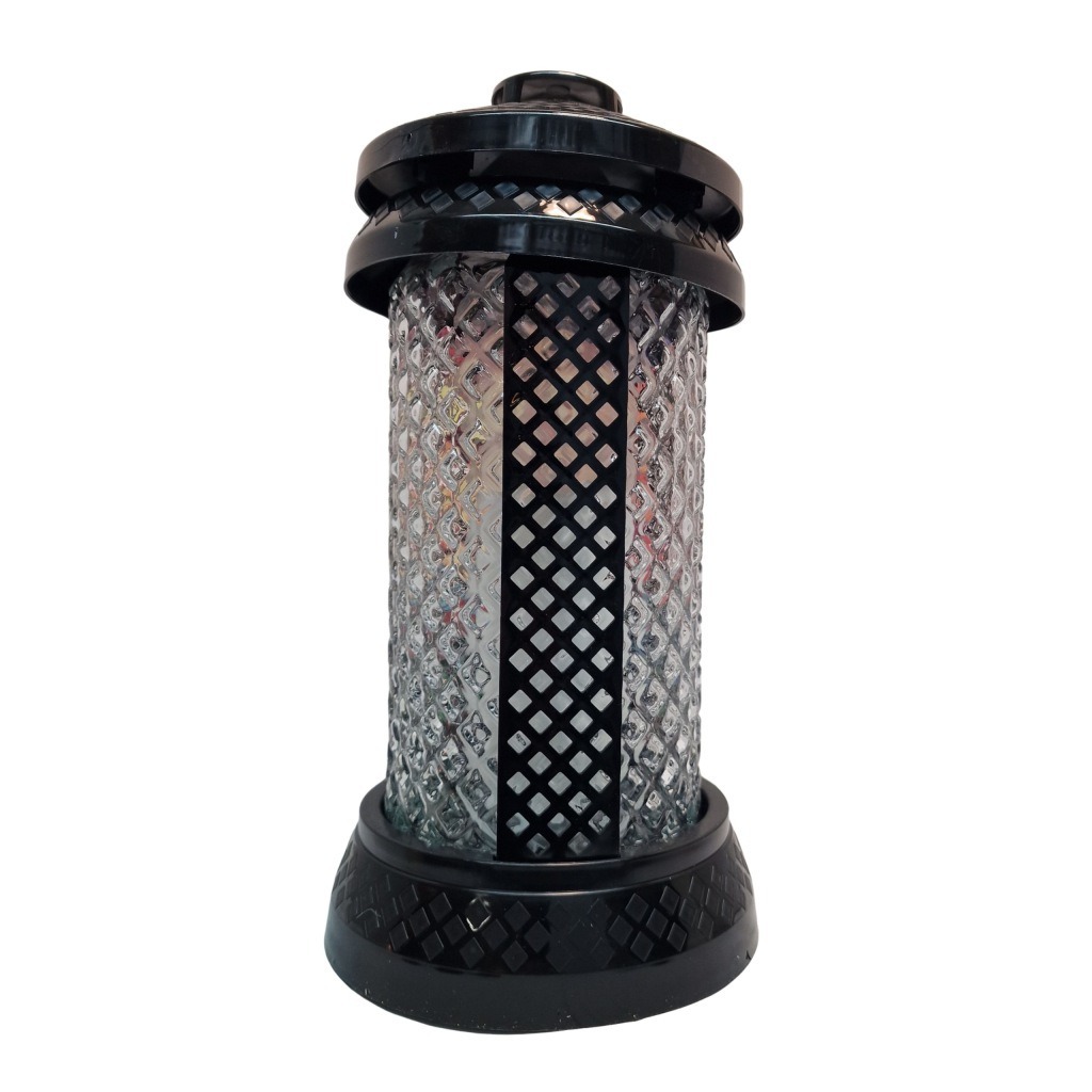 Znicz Lampion PRIMA DONNA Witraż Krzyż | Piękny Efekt Światła | ELEGANCKI