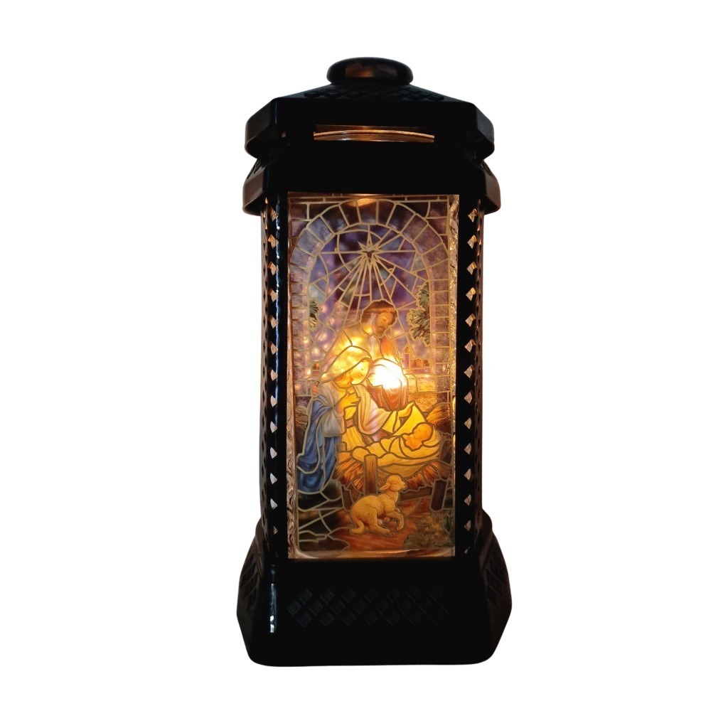 Znicz Lampion Szklany Prima Donna Czarny Święta Rodzina | Elegancki znicz - obrazek 2