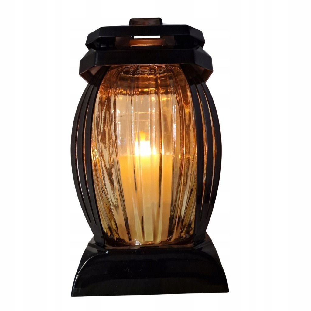 Znicz Latarnia PRIMA 2 – Dymione Szkło | Elegancki Lampion na Grób | Trwały - obrazek 3