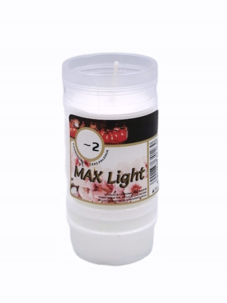 20 x Wkład Olejowy do Zniczy MAX Light 2-Dniowy | 10,6 cm | zgrzewka |