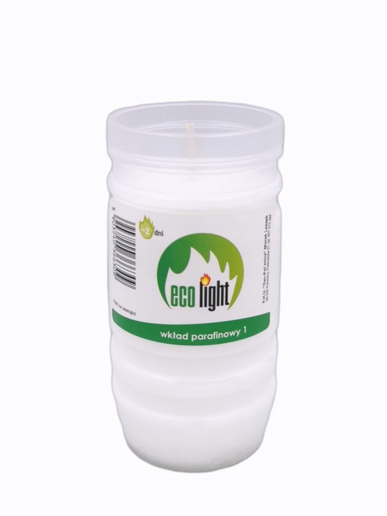 Wkład parafinowy do zniczy Ecolight1 11 cm